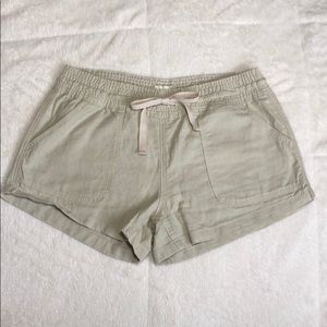 Altar’d State Creme Tie Shorts